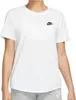 Nike Damen T-Shirt - W NSW TEE CLUB - Weiß Weiß S Produktbild-Vorschau 14