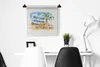 MuchoWow® Wandteppich Wandbehang Palme - Tasche - Muscheln Produktbild-Vorschau 3
