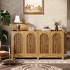 145 cm breed buffetkast met opbergruimte, lange dressoir Productafbeelding-voorbeeld 4
