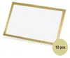 Tischkarten Hochzeit Geburtstag zum Beschriften Platzkarte 10 Stück Tischdeko Produktbild-Vorschau