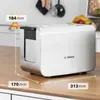 Bosch TAT8611N Toaster 2 Scheibe(n) 860 W White Produktbild-Vorschau 20