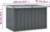 vidaXL Box da giardino grigio 109x67x65 cm Anteprima dell’immagine prodotto 11