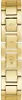 A close-up, top-down view of a gold-colored watch band. Podgląd zdjęcia produktu