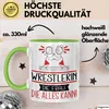 Wrestlerin Geschenk Tasse Becher Die Frau Die Allen Kann Produktbild-Vorschau 3