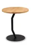 M2 Kollektion Beistelltisch Tim 2 in braun, H/D=50/45cm Produktbild-Vorschau 2