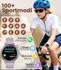 FITFLEX Damen Smartwatch 1,26" AMOLED, 120 Sportmodi, Produktbild-Vorschau 5