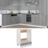 vidaXL Skříňka na sporák Lyon Grey Sonoma 60x46x81,5 cm Náhled obrázku produktu 2