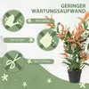 HOMCOM Künstliche Glanzmispel 90 cm Kunstpflanze mit 300 Produktbild-Vorschau 5