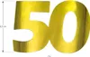Oblique Unique XXL Konfetti Zahl 50 Deko für goldene Produktbild-Vorschau 2