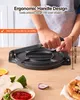 VEVOR - Pressa per tortillas da 30 cm, in ghisa, manuale, Anteprima dell’immagine prodotto 4