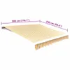 A striped awning extended from a wall mount. Produktbild-Vorschau