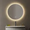 HOROW Koupelnové zrcadlo 60 cm kulaté koupelnové zrcadlo s Náhled obrázku produktu 2