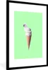 MuchoWow® Gerahmtes Poster Papagei - Eistüten - Eiscreme - Produktbild-Vorschau 1