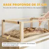Sweiko Hamsterkäfig aus Holz 3 Etagen Nagarium Nagerkäfig Produktbild-Vorschau 7
