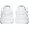 A back view of two white Nike Air Force 1 Shadow sneakers. Produktbild-Vorschau