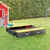HOME DELUXE Sandkasten KIDDY – Hellgrau | Wetterfest & Produktbild-Vorschau 2