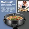 Elektrische Pizzapfanne 42cm x7cm 1500W | Partypfanne Produktbild-Vorschau 6