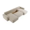 Chilly Fluffy Ecksofa U – Designer Schlafsofa 374x177cm in Produktbild-Vorschau 7