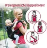 Manduca XT Babytrage Baumwolle Schwarz, Grau Produktbild-Vorschau 38