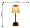 4er Set LED Solarleuchte, Tischlampe, rauchfarben, H 29 cm Produktbild-Vorschau 5
