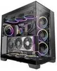 A high-end computer case with multiple fans and RGB lighting. Voir les images du produit