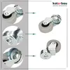 KOTARBAU® 4 pcs roulettes de meuble Ø 40mm Adapté à tous Voir les images du produit 2