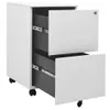 vidaXL Archiefkast met wielen, lichtgrijs, 39x45x67 cm, Productafbeelding-voorbeeld 4