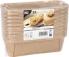 PAPSTAR Backform "pure" eckig 523 ml braun 25 Stück Produktbild-Vorschau 5