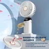 Tragbarer Handventilator Mini-Ventilator S02, weiß (mit Produktbild-Vorschau 5