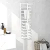 vidaXL Wieszak na ręczniki biały 24x12x96 cm stalowy Podgląd zdjęcia produktu 2