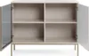 Kommode Lagos Kaschmir Beige mit LED-Beleuchtung – 104 cm, Produktbild-Vorschau 4