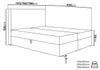 FurniDe24 Boxspringbett Soreno 140x200 - Bett mit Matratze Produktbild-Vorschau 5