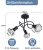 ZMH LED Deckenstrahler 3 Flammig Schwarz Deckenlampe Produktbild-Vorschau 7