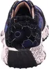 The back view of a women's sneaker with a floral pattern and text on the sole. Produktbild-Vorschau