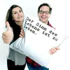 Mr. & Mrs. Panda Kissen 40x40 Der Sinn des Lebens... - Weiß Produktbild-Vorschau 4