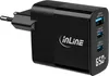 InLine USB PD Netzteil GaN Ladegeraet 3-Port USB-C+ USB-A Produktbild-Vorschau 1