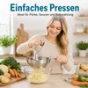 Edelstahl Passiermühle 2L mit Handkurbel, Food Mill mit 3 Produktbild-Vorschau 6