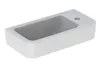 VIGOUR CLIVIA Handwaschbecken eckig 50x25 cm Hahnloch Produktbild-Vorschau 3