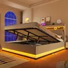 Merax Polsterbett 180x200 cm, Doppelbett mit USB Typ-C Produktbild-Vorschau 5