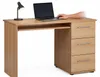 PC Tisch 115x56x73 cm Computertisch Buche Nachbildung Produktbild-Vorschau 1