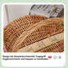 Weiden-Picknickkorb mit im Landhausstil, mit Deckel und Produktbild-Vorschau 5