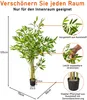 Bambus Kunstpflanze im Blumentopf - 125 cm - Deko Pflanze Produktbild-Vorschau 2