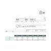 Q40 – 350 mm Verdeckte Führung, Teilauszug, Tragkraft 35 kg Produktbild-Vorschau 3