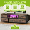 TV-Schrank, TV-Ständer Fernsehschrank, mit 5 Schubladen und Produktbild-Vorschau 3