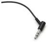 A close-up of a black audio cable with a silver connector. Produktbild-Vorschau