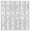 36-tlg. Schablonen Set Buchstaben & Zahlen – 3 Zoll, Produktbild-Vorschau 1