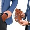Leder Geldbörse Herren Portemonnaie RFID Hochformat Produktbild-Vorschau 9