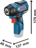 Bosch GDS 12V-115 06019E0102 Akku-Drehschlagschrauber 12 V Náhled obrázku produktu 47