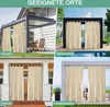 1 Stück Outdoor Vorhang Blickdicht Wasserdicht Vorhänge Produktbild-Vorschau 6