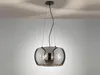 Fischer & Honsel Dima Pendelleuchte 3-fach E27 Glas Produktbild-Vorschau 3